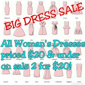 🎉BIG Woman's Dress Sale!!! 2 for $20!!!👗👘👚🎊